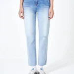 Quần Jeans Nữ Dáng Crop