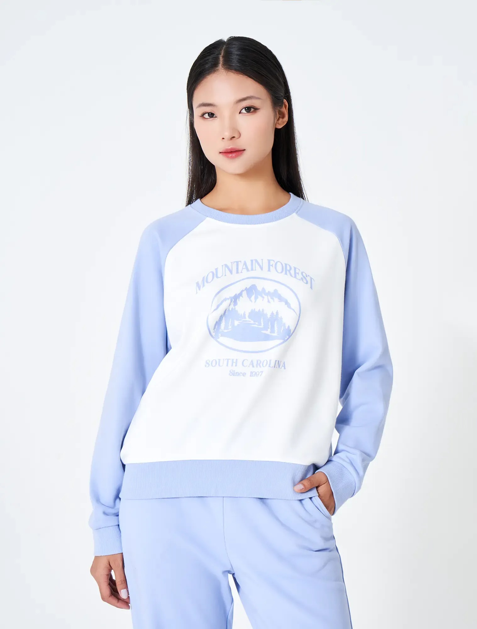 Bộ Nỉ Nữ Phối Màu Thời Trang