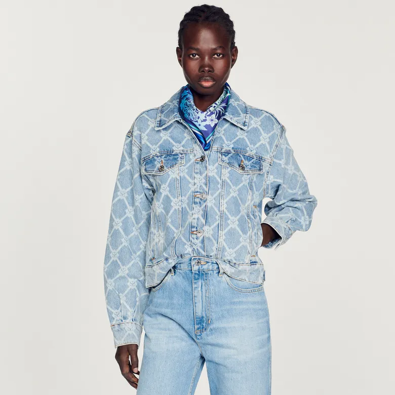 Áo khoác denim - Ảnh 4